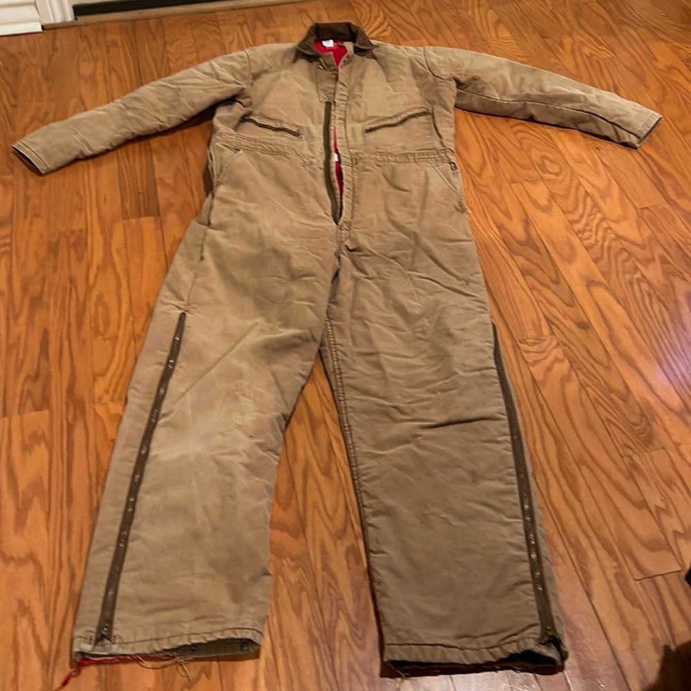 Men’s Big Ben Large Long Coveralls Overalls, with quilted lining & boot zippers